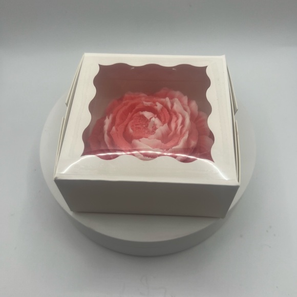 Peony flower candle set - Picture 4 of 4